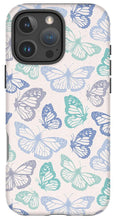 Load image into Gallery viewer, Purple and Green Butterfly Pattern - Phone Case