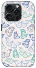 Load image into Gallery viewer, Purple and Green Butterfly Pattern - Phone Case