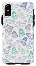 Load image into Gallery viewer, Purple and Green Butterfly Pattern - Phone Case