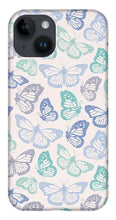 Load image into Gallery viewer, Purple and Green Butterfly Pattern - Phone Case