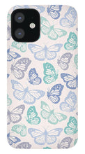 Load image into Gallery viewer, Purple and Green Butterfly Pattern - Phone Case