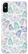 Load image into Gallery viewer, Purple and Green Butterfly Pattern - Phone Case