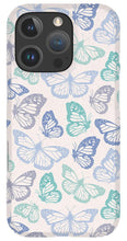 Load image into Gallery viewer, Purple and Green Butterfly Pattern - Phone Case