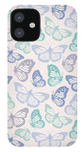 Load image into Gallery viewer, Purple and Green Butterfly Pattern - Phone Case