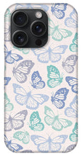 Load image into Gallery viewer, Purple and Green Butterfly Pattern - Phone Case
