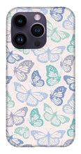 Load image into Gallery viewer, Purple and Green Butterfly Pattern - Phone Case