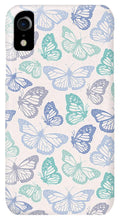 Load image into Gallery viewer, Purple and Green Butterfly Pattern - Phone Case