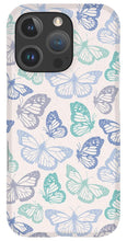 Load image into Gallery viewer, Purple and Green Butterfly Pattern - Phone Case