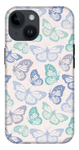 Load image into Gallery viewer, Purple and Green Butterfly Pattern - Phone Case