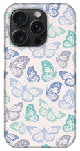 Load image into Gallery viewer, Purple and Green Butterfly Pattern - Phone Case