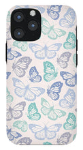 Load image into Gallery viewer, Purple and Green Butterfly Pattern - Phone Case