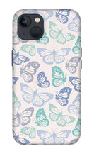 Load image into Gallery viewer, Purple and Green Butterfly Pattern - Phone Case
