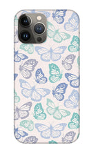 Load image into Gallery viewer, Purple and Green Butterfly Pattern - Phone Case
