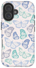 Load image into Gallery viewer, Purple and Green Butterfly Pattern - Phone Case