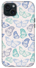 Load image into Gallery viewer, Purple and Green Butterfly Pattern - Phone Case