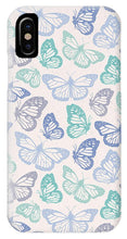Load image into Gallery viewer, Purple and Green Butterfly Pattern - Phone Case