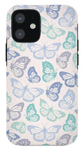 Load image into Gallery viewer, Purple and Green Butterfly Pattern - Phone Case