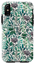 Load image into Gallery viewer, Purple Flowers and Eucalyptus Leaves - Phone Case