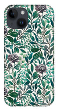 Load image into Gallery viewer, Purple Flowers and Eucalyptus Leaves - Phone Case