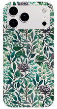 Load image into Gallery viewer, Purple Flowers and Eucalyptus Leaves - Phone Case