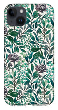 Load image into Gallery viewer, Purple Flowers and Eucalyptus Leaves - Phone Case
