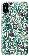 Load image into Gallery viewer, Purple Flowers and Eucalyptus Leaves - Phone Case