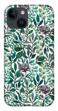 Load image into Gallery viewer, Purple Flowers and Eucalyptus Leaves - Phone Case