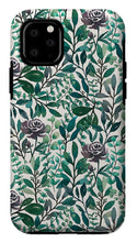 Load image into Gallery viewer, Purple Flowers and Eucalyptus Leaves - Phone Case