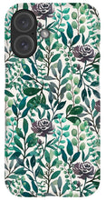Load image into Gallery viewer, Purple Flowers and Eucalyptus Leaves - Phone Case