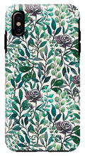 Load image into Gallery viewer, Purple Flowers and Eucalyptus Leaves - Phone Case