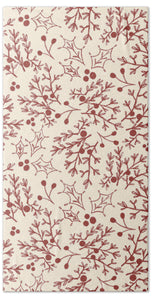 Red Christmas Branch - Beach Towel