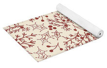 Load image into Gallery viewer, Red Christmas Branch - Yoga Mat