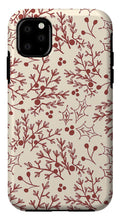 Load image into Gallery viewer, Red Christmas Branch - Phone Case