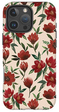 Load image into Gallery viewer, Red Fall Flowers - Phone Case