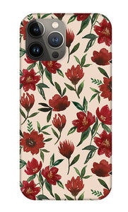 Red Fall Flowers - Phone Case