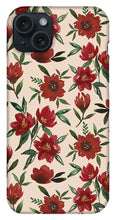 Load image into Gallery viewer, Red Fall Flowers - Phone Case