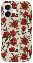 Load image into Gallery viewer, Red Fall Flowers - Phone Case