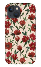 Load image into Gallery viewer, Red Fall Flowers - Phone Case