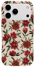 Load image into Gallery viewer, Red Fall Flowers - Phone Case