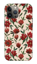 Load image into Gallery viewer, Red Fall Flowers - Phone Case