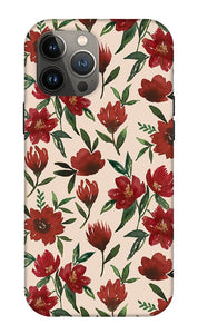 Red Fall Flowers - Phone Case