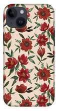 Load image into Gallery viewer, Red Fall Flowers - Phone Case