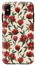 Load image into Gallery viewer, Red Fall Flowers - Phone Case