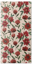 Load image into Gallery viewer, Red Fall Flowers - Beach Towel
