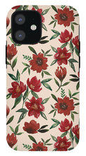 Load image into Gallery viewer, Red Fall Flowers - Phone Case