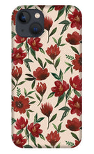 Load image into Gallery viewer, Red Fall Flowers - Phone Case