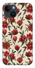 Load image into Gallery viewer, Red Fall Flowers - Phone Case