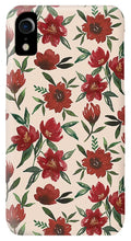 Load image into Gallery viewer, Red Fall Flowers - Phone Case