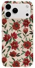 Load image into Gallery viewer, Red Fall Flowers - Phone Case