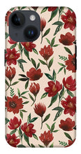 Load image into Gallery viewer, Red Fall Flowers - Phone Case